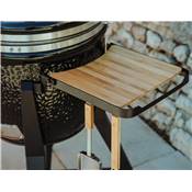 Kamado Monolith - TWO 55 Noir + Chariot + Housse + Pierre à pizza