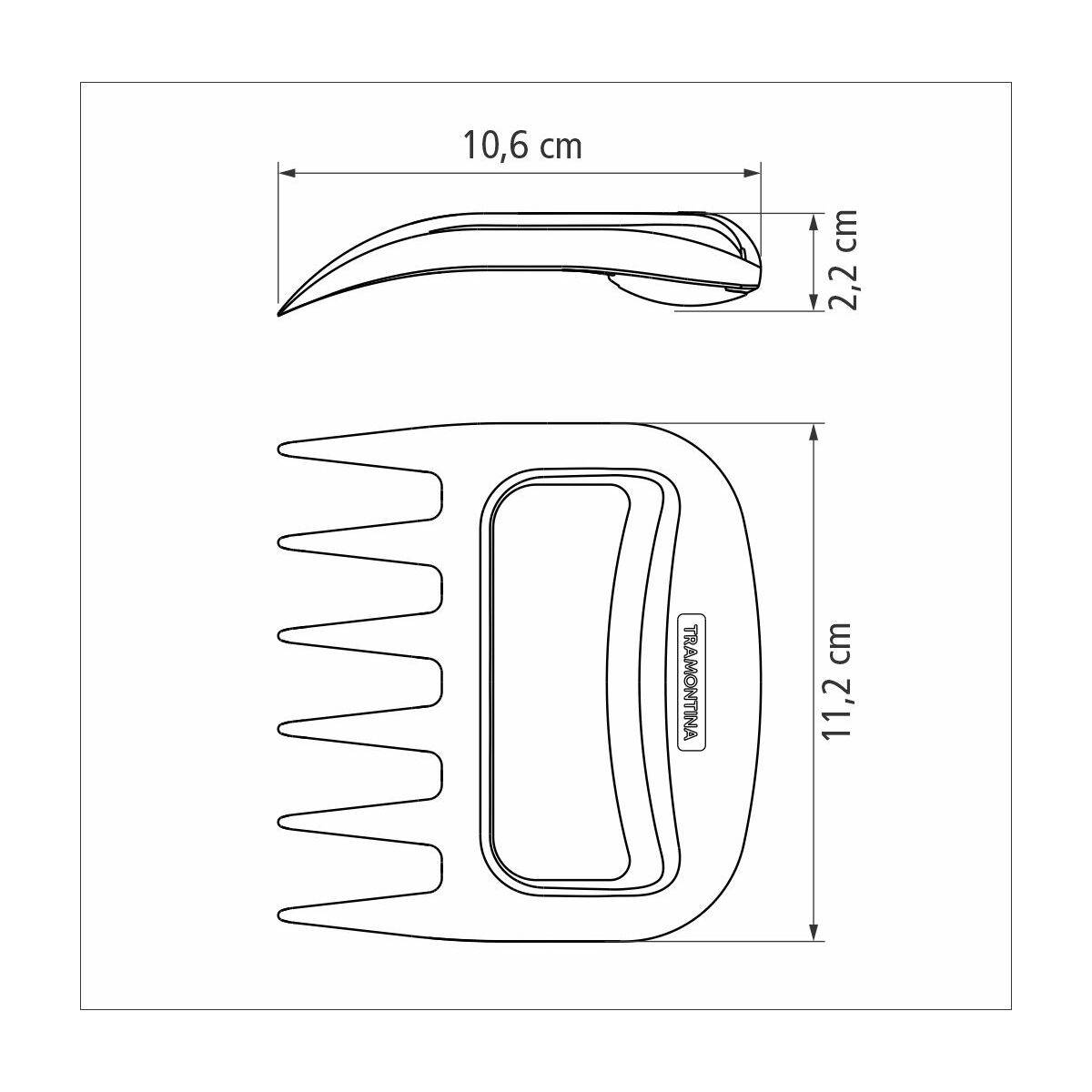 BBQ Griffes de Viande Griffe Déchiqueteur d'Ours Outils (Lot de 2pc) 