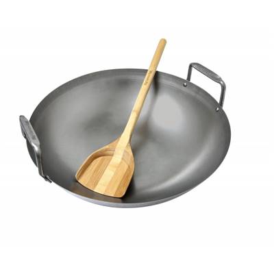 Wok en Acier Carbone BIG GREEN EGG 2XL/XL/L