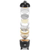 Kamado Monolith CLASSIC Noir ProSerie 2.0 + Chariot