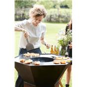 Brasero Nestor acier Corten noir Barbecook