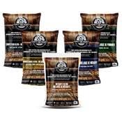 Lot Pit Boss Pellets 5 x 9kgs aux 5 essences de bois