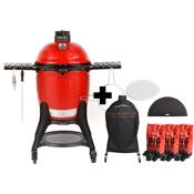 Pack Promo Kamado Classic Joe 3 + housse + access + 3 sacs charbon
