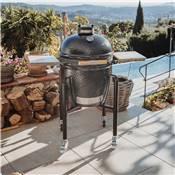 Kamado Monolith – ONE 55 Noir + Chariot
