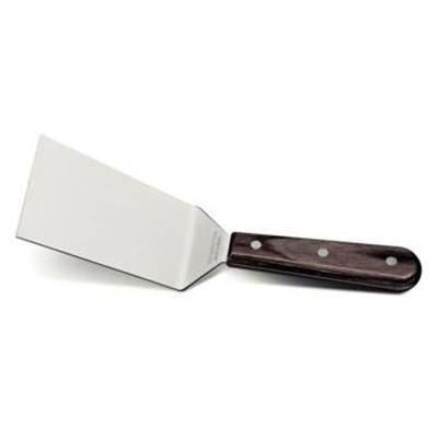 Spatule coudée Churrasco  9x27cm inox & bois