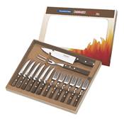 Jeu de couteaux, fourchettes et kit découpe Steak - 14 pièces