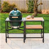 Pack Promo 50ans BIG GREEN EGG L Table modulaire & Meuble d’extension