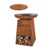 Brasero Plancha ORION Classic Rouille avec étouffoir