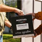 Montvel Granulés de Bois Signature - Origine France - Carton de 7kgs