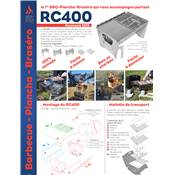 Barbecue Plancha Brasero Portable RC 400