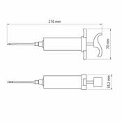 Injecteur Marinade Churrasco - Acrylique & Inox