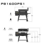 Barbecue à Pellets Pit Boss PRO SERIES 1600 WI-FI