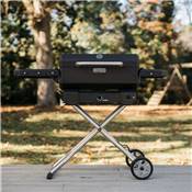 Barbecue charbon portable avec chariot