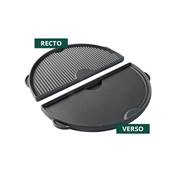 Demi-Plancha en fonte réversible pour BIG GREEN EGG X-Large & 2XL