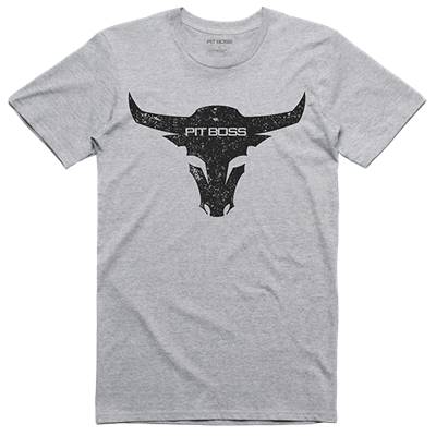 T-shirt Pit Boss Bull Homme, gris chiné