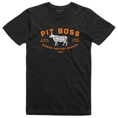 T-Shirt Pit Boss Homme Grilling Master, noir