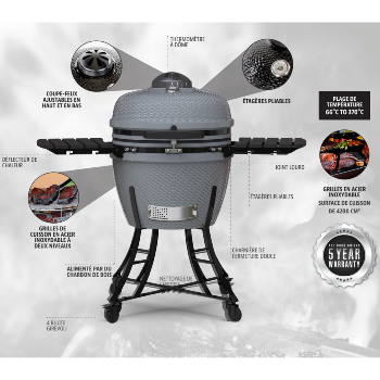 Pit Boss Kamado Ceramic Gris K24