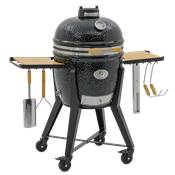 Kamado Monolith - TWO 66 Noir + Chariot