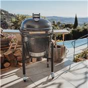 Kamado Monolith – ONE 66 Noir + Chariot