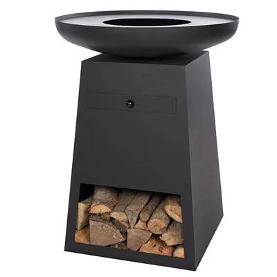 Brasero Plancha ORION Classic Noir avec étouffoir