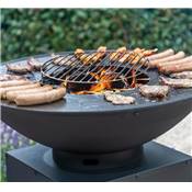 Brasero RedFire Onyx 80 avec plan de travail, housse et grille