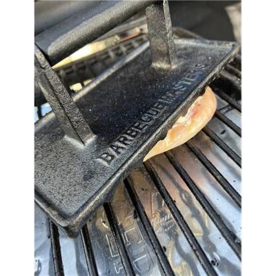 Presse à Tortillas BBQ-TORO Fonte - Ø 25cm - Pré-assaisonnée - Avec Papiers Cuisson