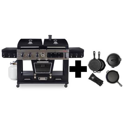Pack Promo Pit Boss Memphis + Ustensiles Cuisson en Fonte