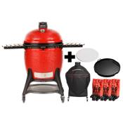 Pack Promo Kamado Big Joe 3 + housse + accessoires + 3 sacs charbon