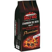 Charbon de Bois - Pur Chêne - Sac de 8 kgs Grill O'Bois