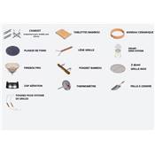 Kamado Monolith – ONE 66 Noir + Chariot