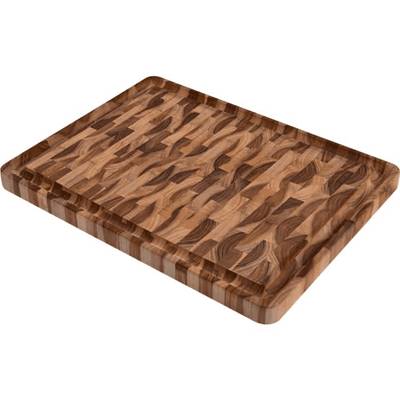 Bloc pour découper en bois de Teck L45 x l34 x H3 cm