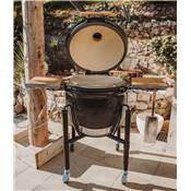 Kamado Monolith – ONE 66 Noir + Chariot