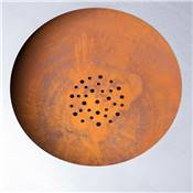 Brasero Plancha ORION Classic Rouille avec étouffoir