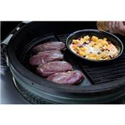 Demi-Plancha en fonte réversible pour BIG GREEN EGG X-Large & 2XL