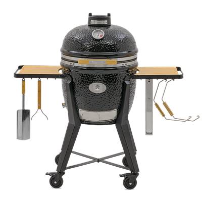 Kamado Monolith - TWO 66 Noir + Chariot